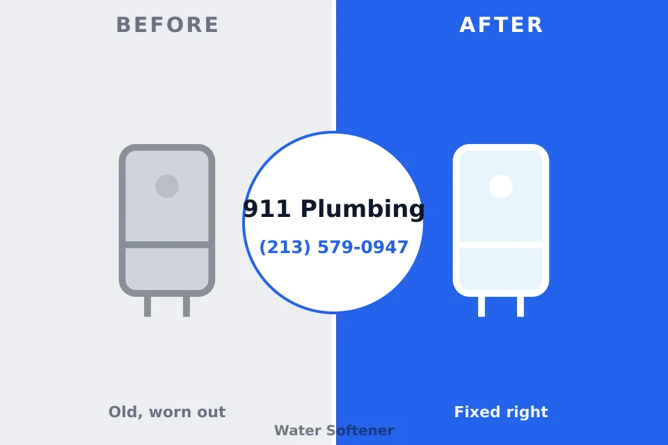Before and after: plumbing company Minersville, PA